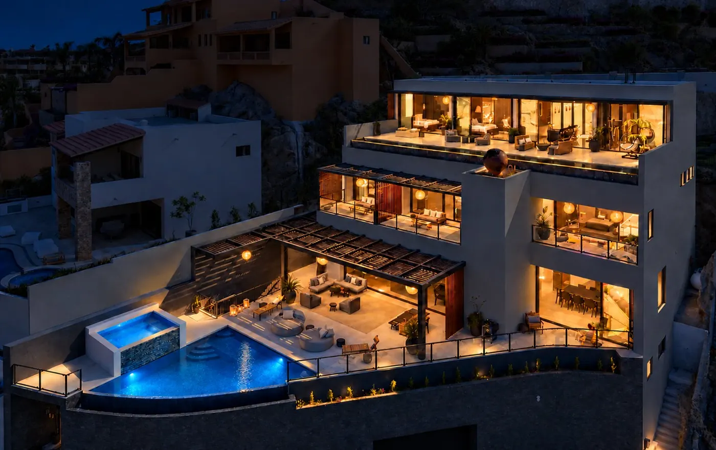 VIP Marina Mansion Cabo bachelorette party villa photo 1